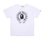 Chrome & Camo Graphic Tee - Chrome White