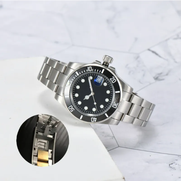 Automatic Sapphire Sport Watch - Black