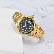 Automatic Sapphire Sport Watch - Gold