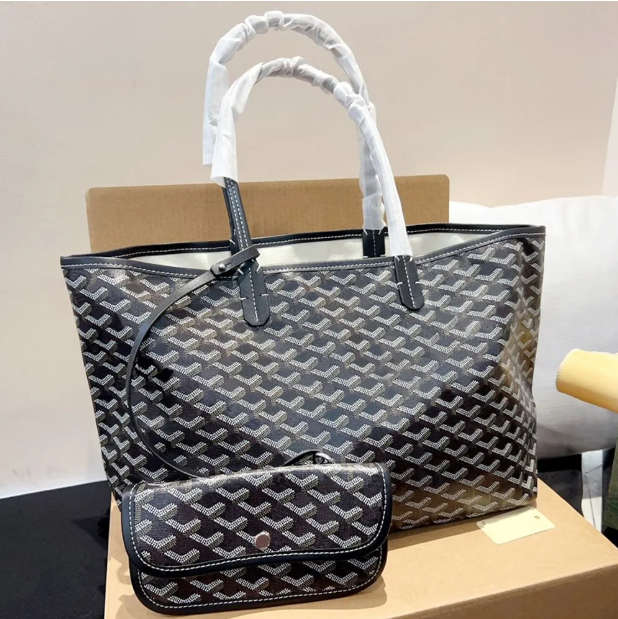 Classic Pattern Tote Bag - Green