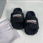 Fuzzy Everyday Slides - Black