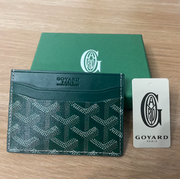 Classic Pattern Card Holder - Green