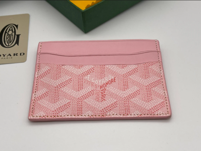 Classic Pattern Card Holder - Pink